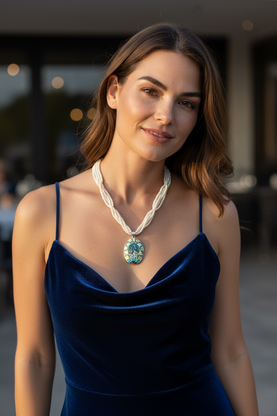 Meena Peacock & Pearls