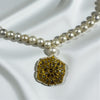 Kundan Medallion with Pearls