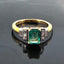 Square Emerald And Diamond