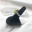 Peridot Cabochon with wrap around uncut diamonds