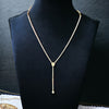 Drop Silver Necklace