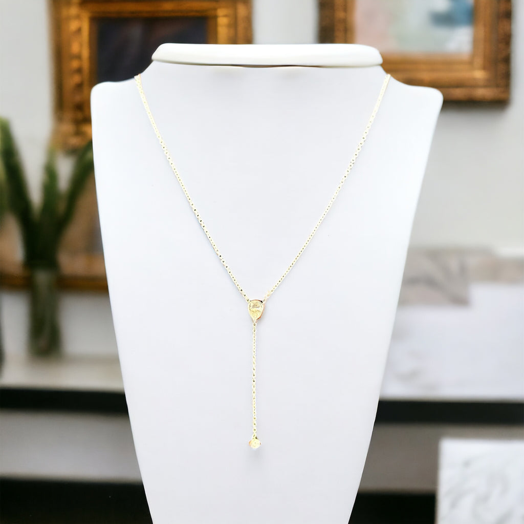 Drop Silver Necklace