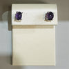 Amethyst Glow Stud Earrings