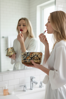 Dhurrie Zipper Pouches