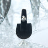 Moonstone 3 Sapphires Vintage