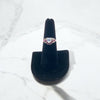 Moonstone & Rubies Crescent Vintage