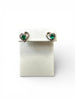 Emerald Silver Hearts