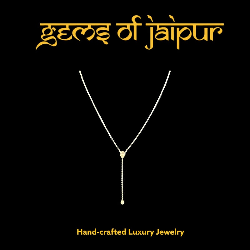 Drop Silver Necklace