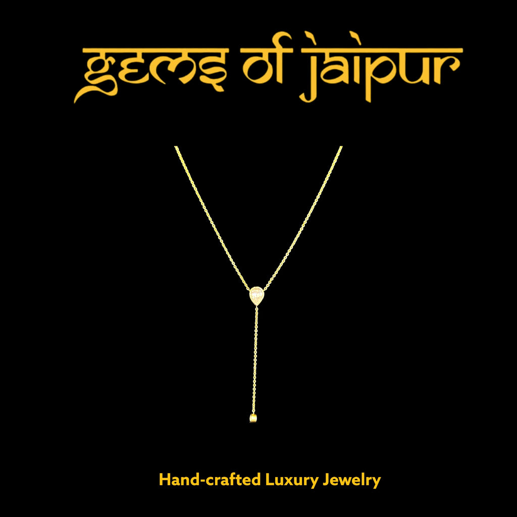 Drop Gold Necklace