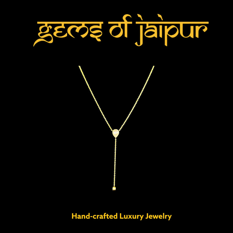Drop Gold Necklace