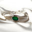 Two Line Cuff with Gemstone