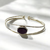Two Line Cuff with Gemstone