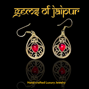 Traditional India Design with Gemstone