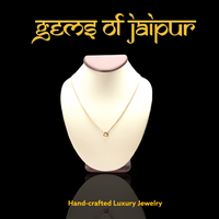 Gold Oval with Solitaire