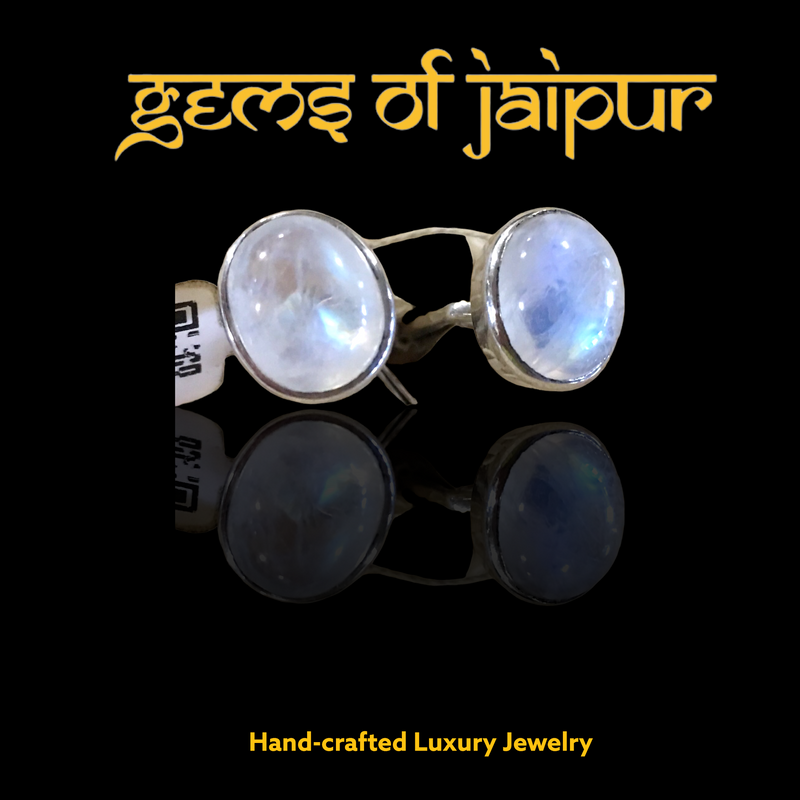Moonstone Oval Cuff Links