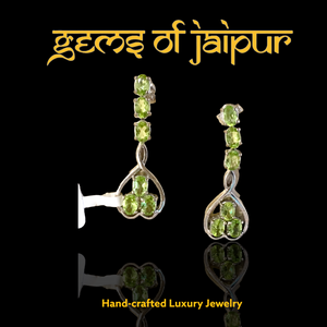 Peridot Heart Dangle