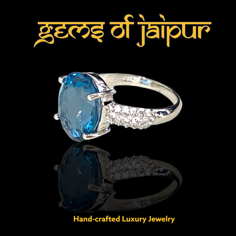 London Blue Topaz Oval