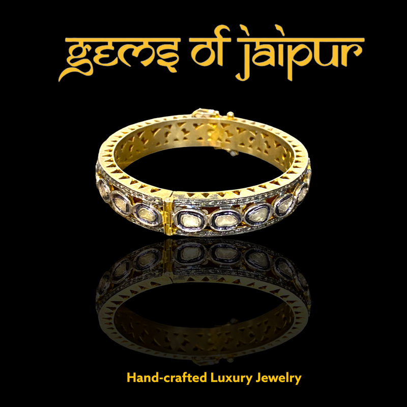 Polki Diamond Bangle