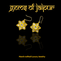 Kundan Polki Star Earring