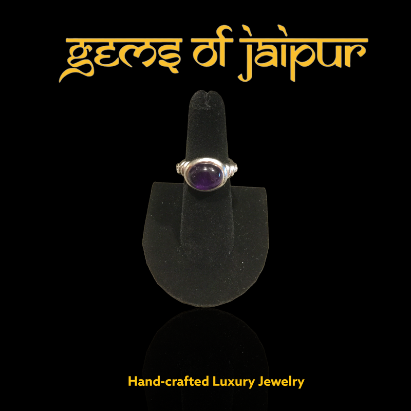 Oval Amethyst Ring