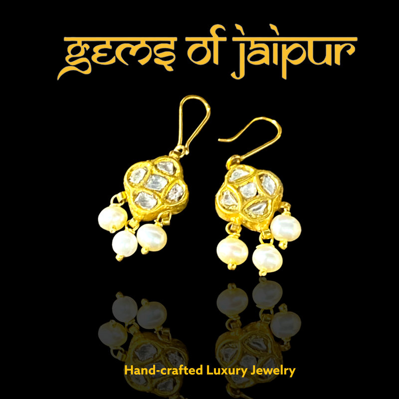 Kundan Polki with Pearls