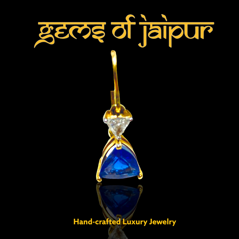 Tanzanite & Diamond Earring