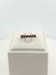 Scarlet Cascade Garnet Ring