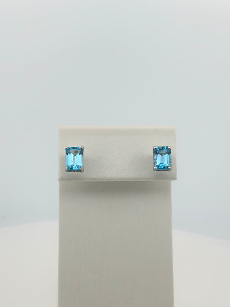 Ocean Luxe Blue Topaz Earrings