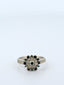 The Emerald Light — Green & White Diamond Ring