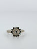 The Emerald Light — Green & White Diamond Ring