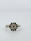 The Emerald Light — Green & White Diamond Ring