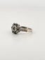 The Emerald Light — Green & White Diamond Ring