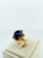 The Violet Maharani — Tanzanite & Diamond Ring