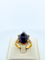 The Violet Maharani — Tanzanite & Diamond Ring