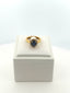 Regal Halo Gemstone Ring