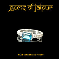 London Blue Topaz Baguette