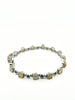 Aquamarine & Sapphires Tennis Bracelet