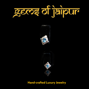 Blue Topaz Silver Diamond