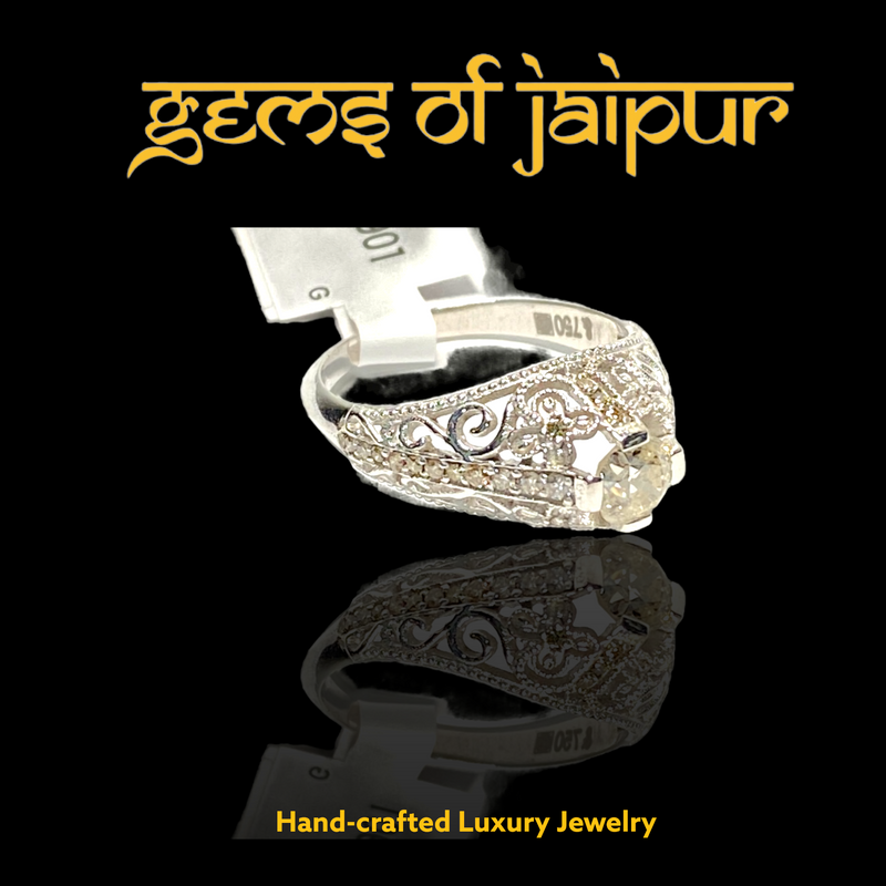 Filigree Diamond Ring