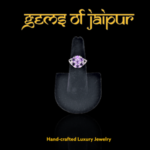Amethyst Dots Rings
