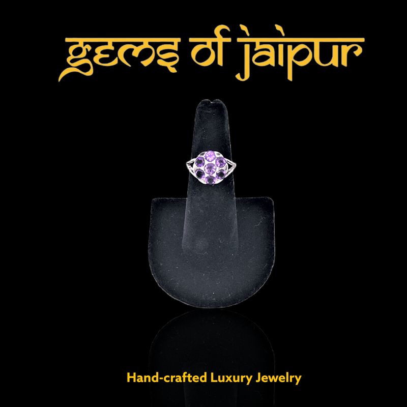 Amethyst Dots Rings