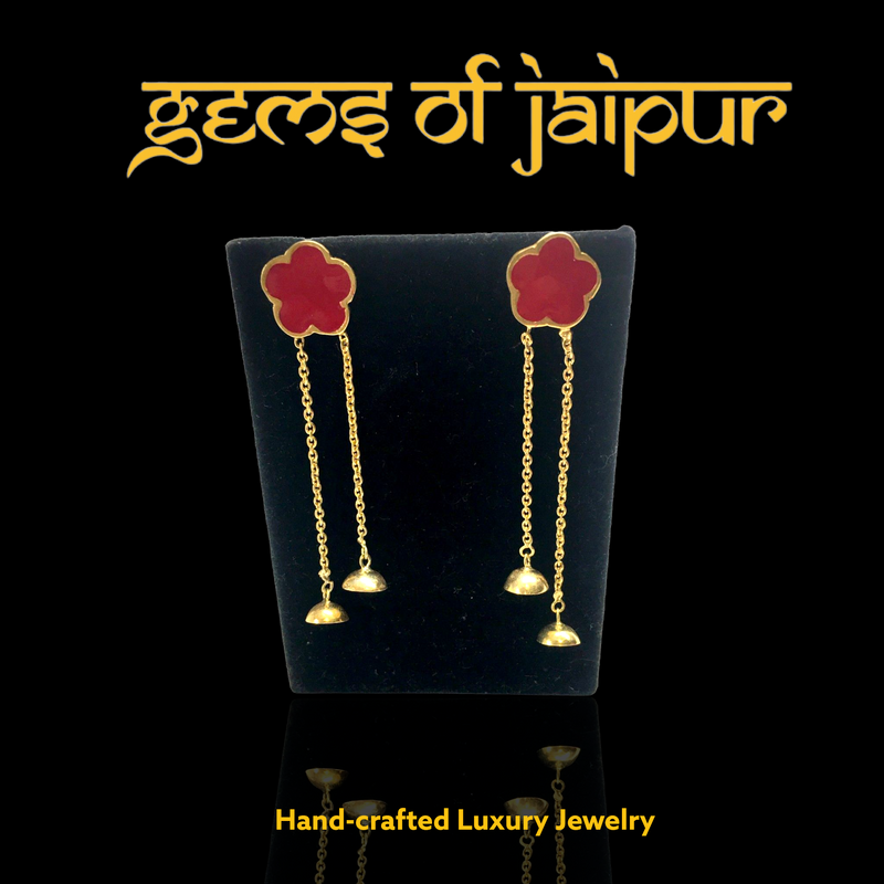 Flower Chain Earring