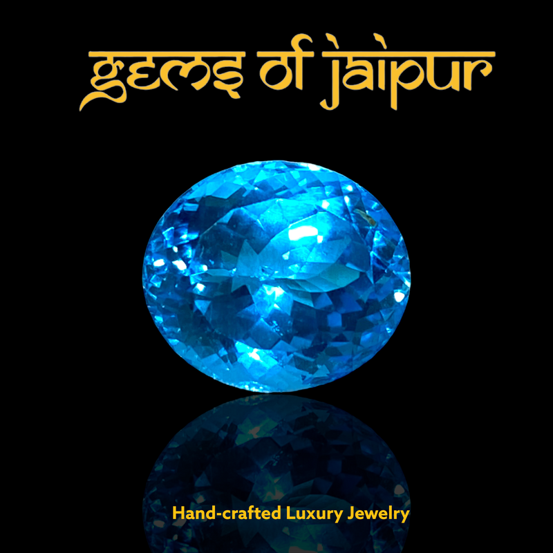Blue Topaz--Kalapini  Small (peacock)