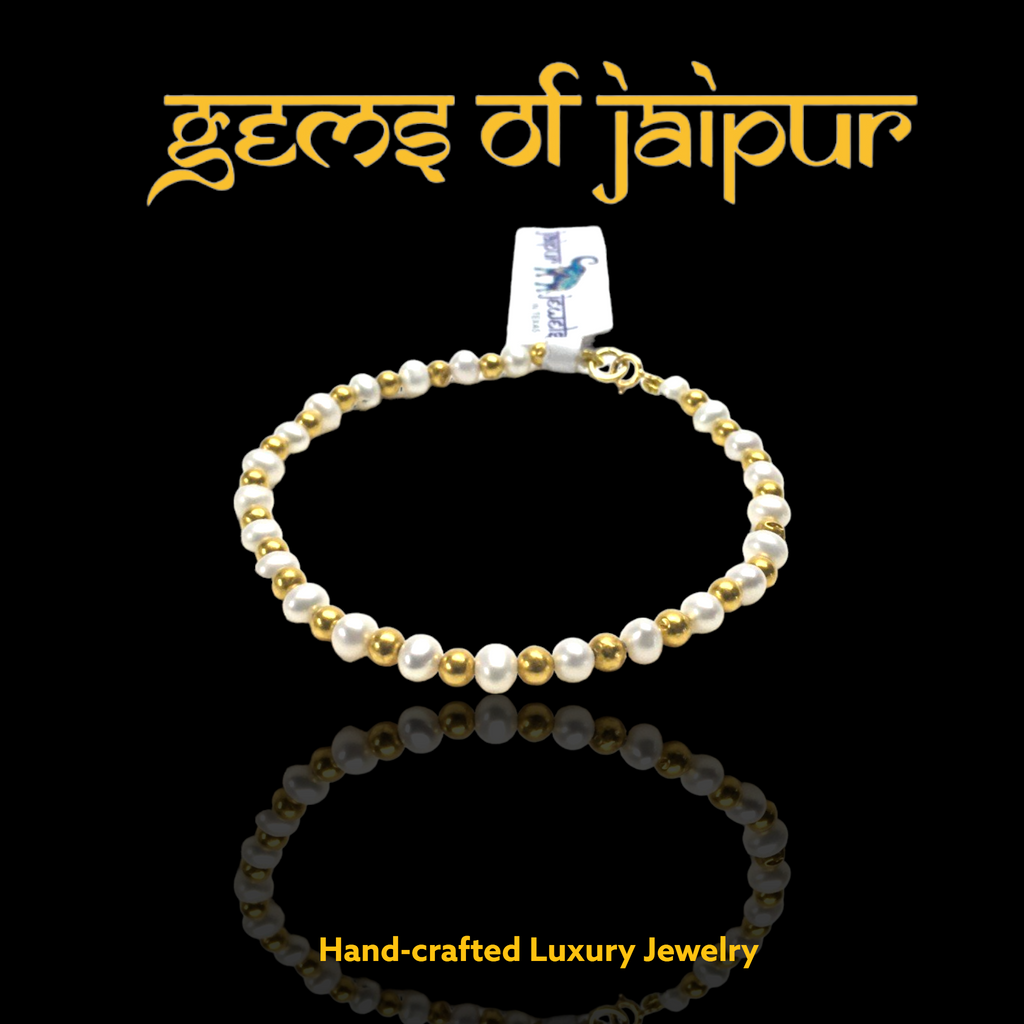 Gold Bead And Pearls