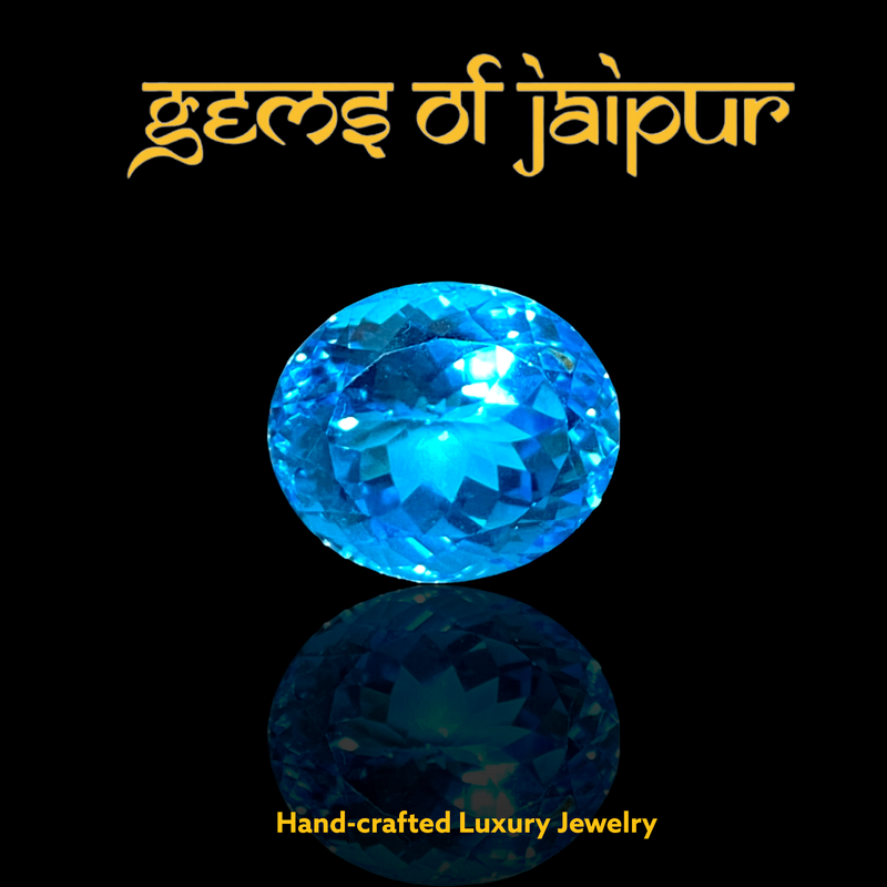Blue Topaz--Kalapini  Small (peacock)