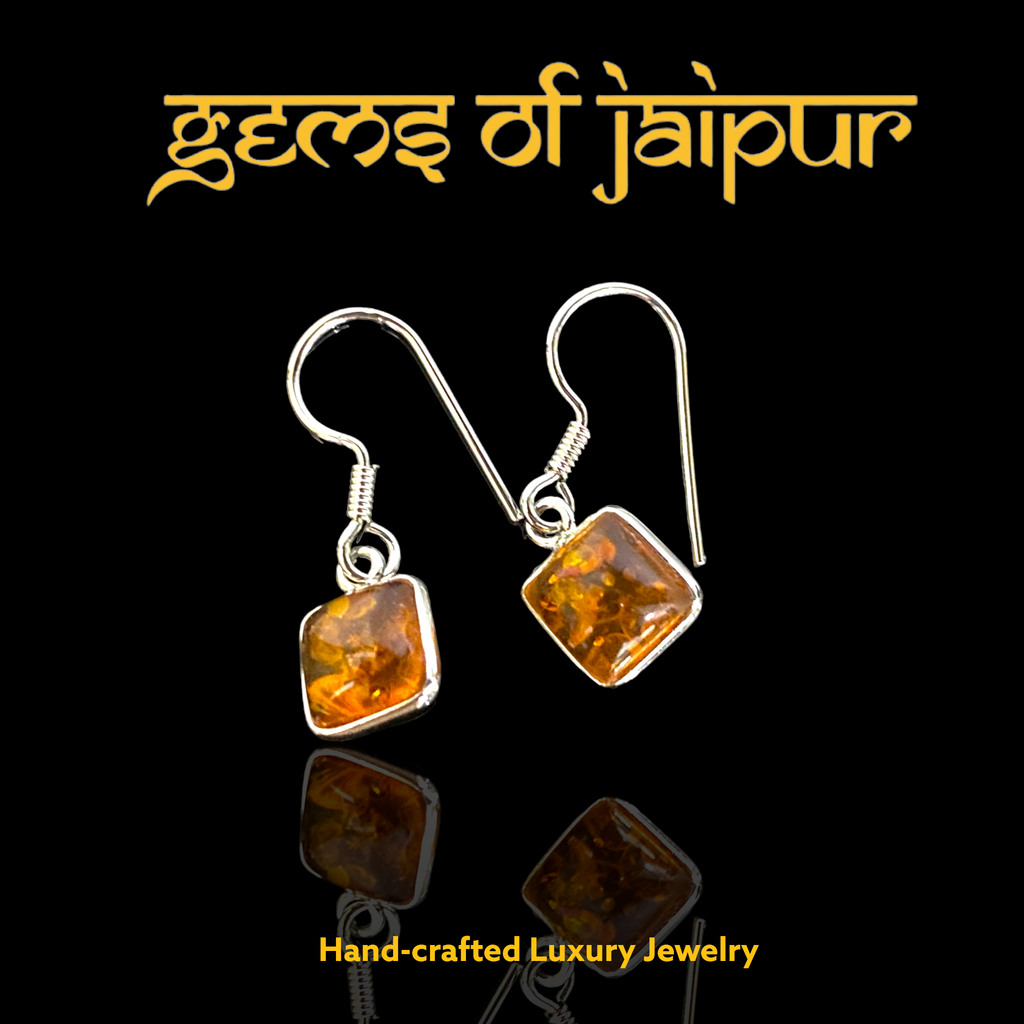Amber Square Drops