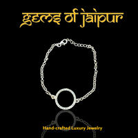 Circle & Zircon Bracelet