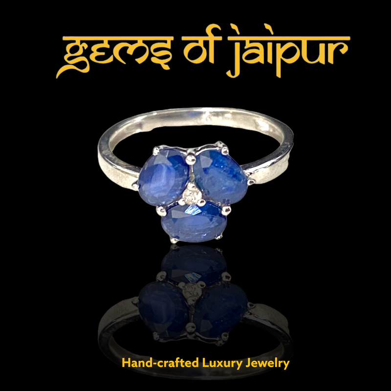 3 Sapphires Diamond