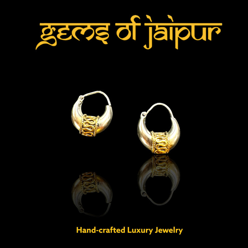 Ganga Yamuna Hoops Small