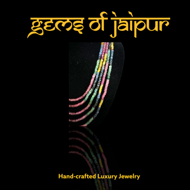 Multi Sapphire Beaded